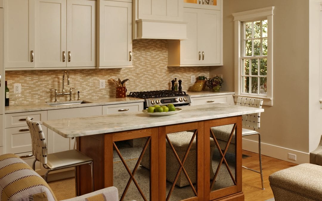 Transitional Rowhouse Kitchen in Alexandria, Virginia