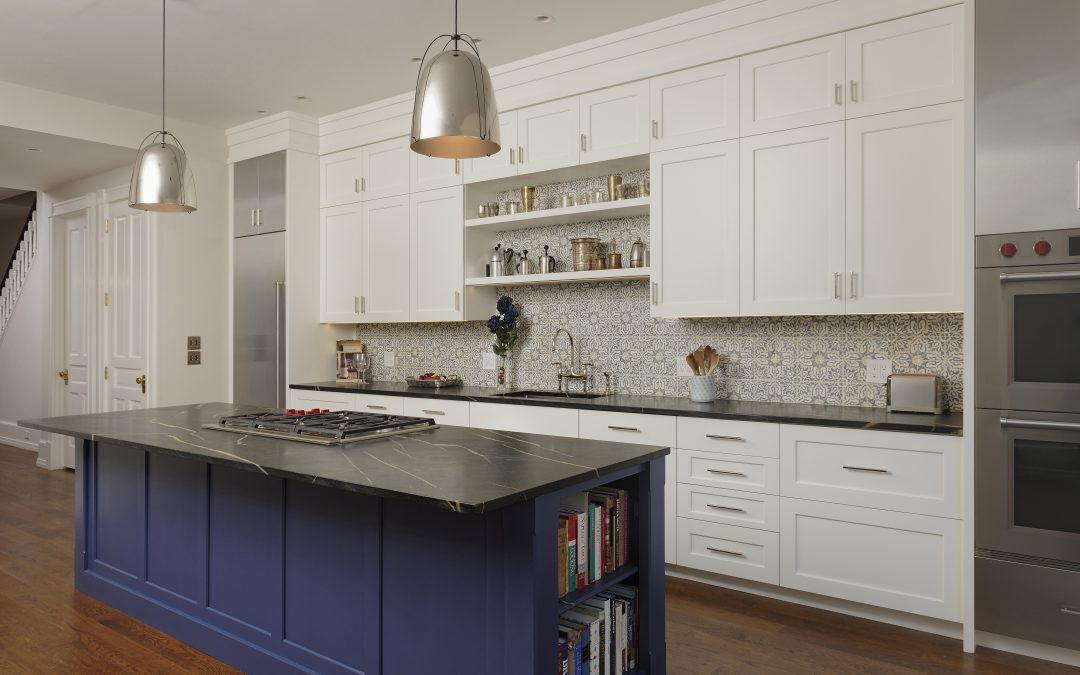 Transitional Rowhouse Kitchen in Georgetown, Washington DC