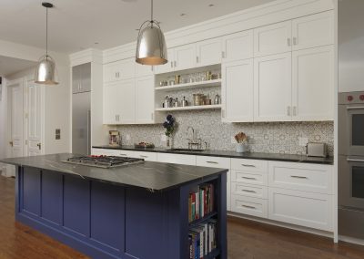 Transitional Rowhouse Kitchen in Georgetown, Washington DC