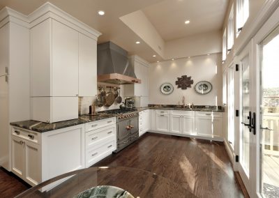 Transitional Rowhouse Kitchen with LaCornue in Washington, D.C.