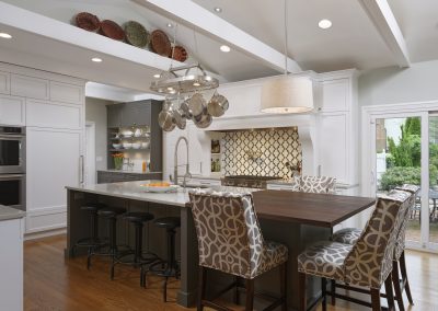 Transitional Family Kitchen Design in Potomac, Maryland