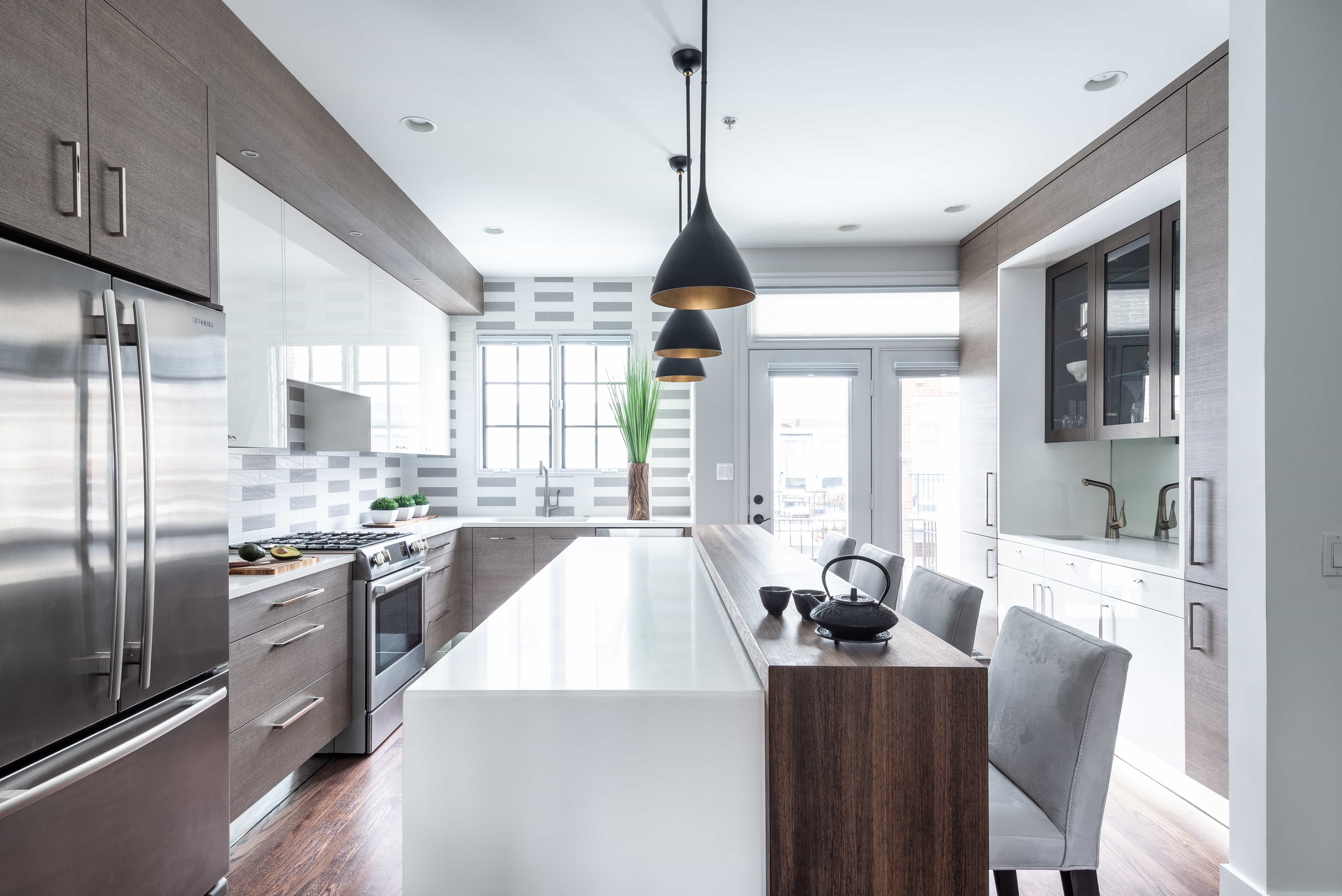 Contemporary Kitchen in Washington, DC by award winning designers at Jennifer Gilmer Kitchen & Bath