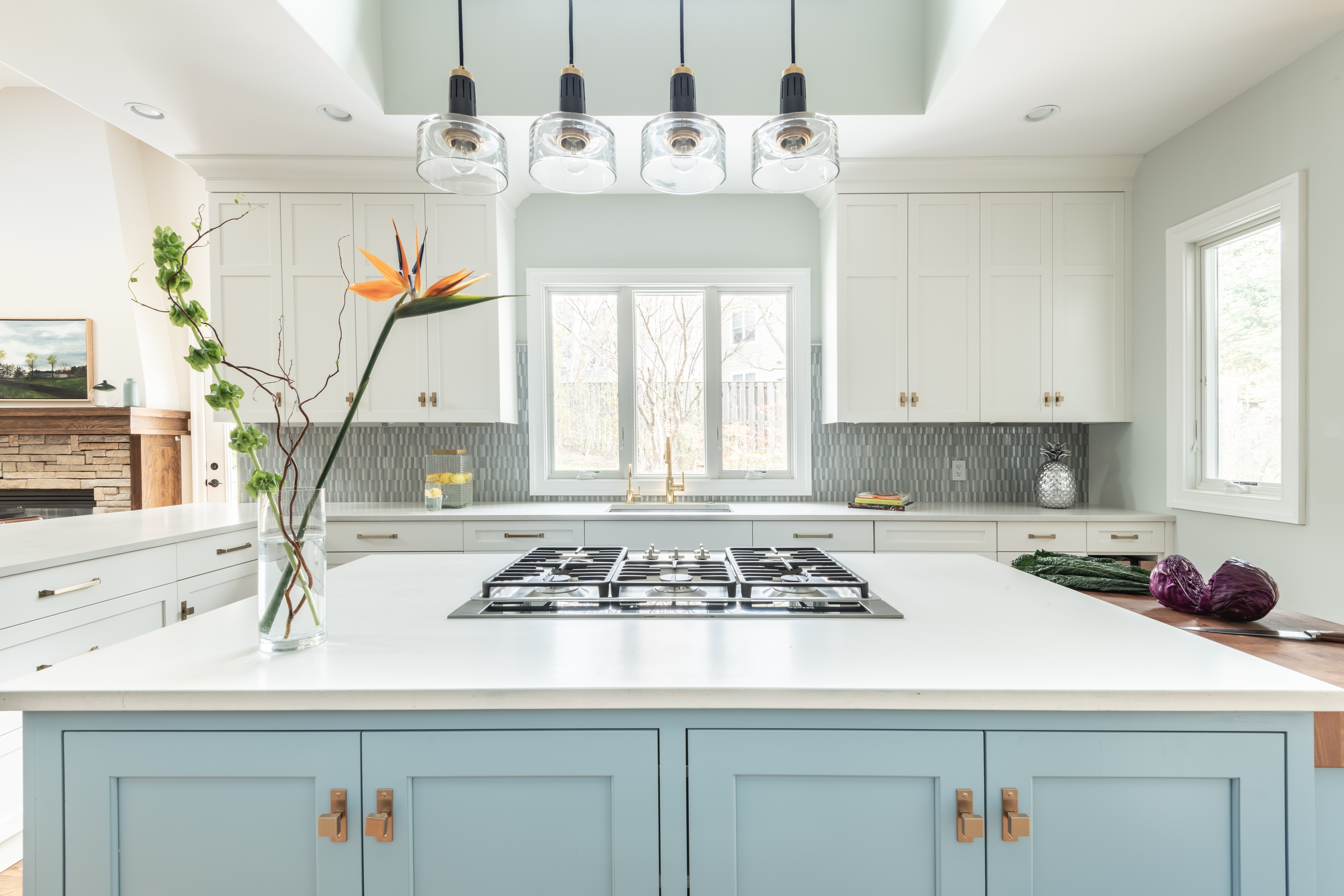 Contemporary Kitchen Remodeling in Potomac, Maryland by award winning designers at Jennifer Gilmer Kitchen & Bath