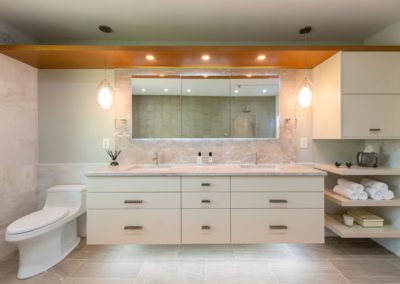 Contemporary Master Bathroom Design in Bethesda, MD