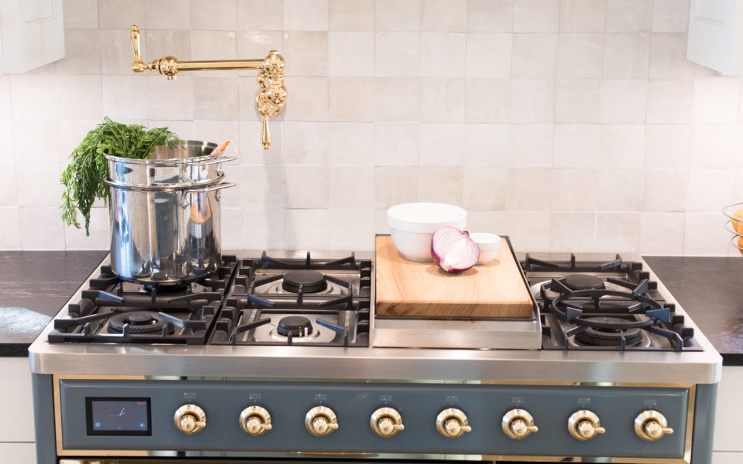 Charming Kitchen with a White Tile Backsplash